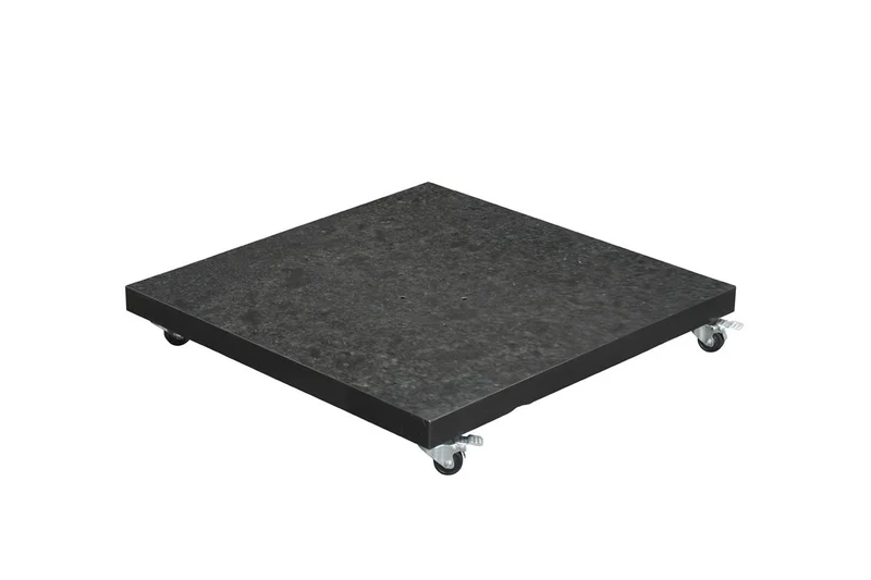 Special Hawaii granieten parasolvoet - 120 kg - royal antraciet - verrijdbaar