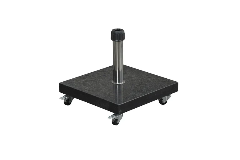 Eureka granieten parasolvoet - 40 kg - royal antraciet - verrijdbaar