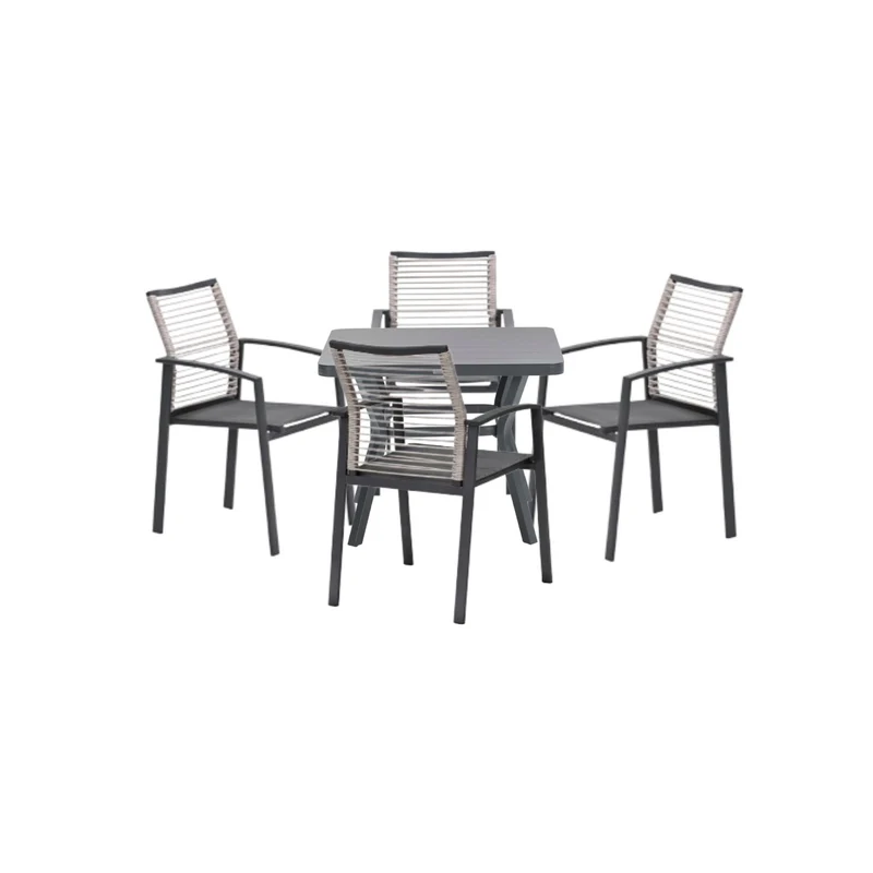 Cosmo dining fauteuil - rope natural - gevuld textileen