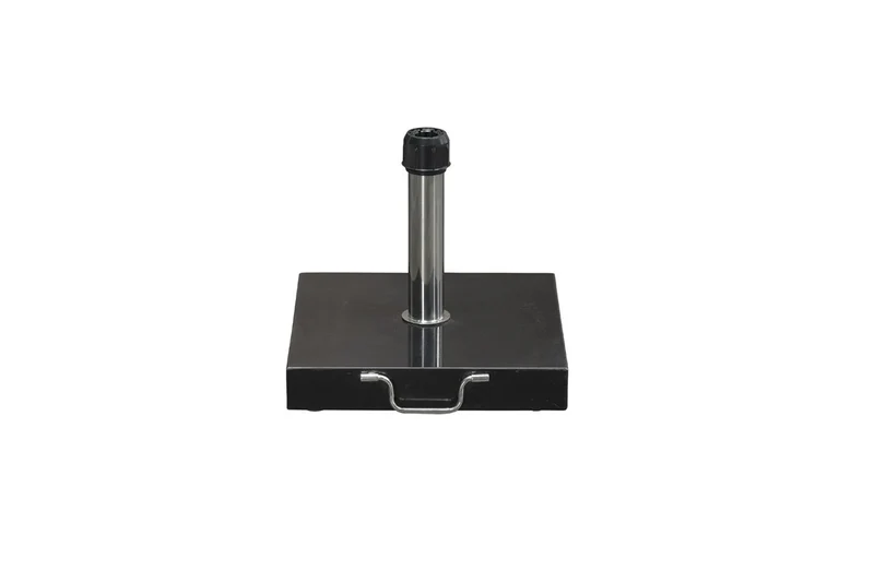 Cosmo granieten parasolvoet - 30 kg - zwart gepolijst