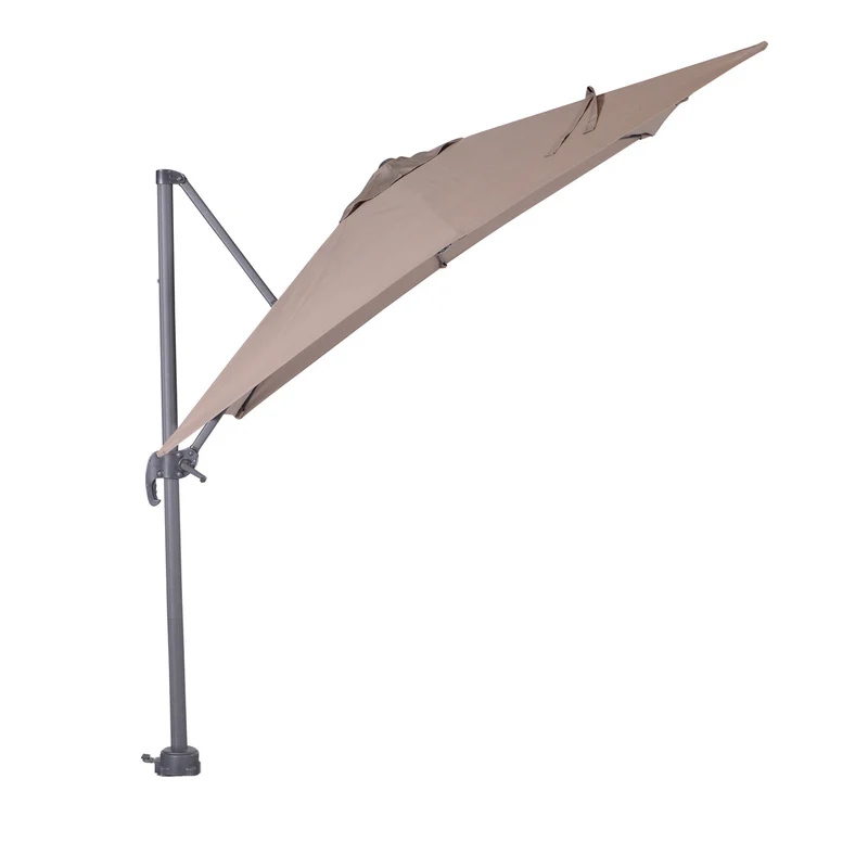 Hawaii parasol S - 250x250 cm - carbon black - taupe