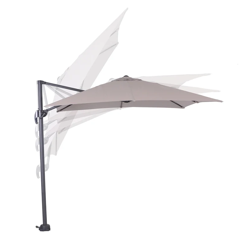 Hawaii parasol S - 250x250 cm - carbon black - zand