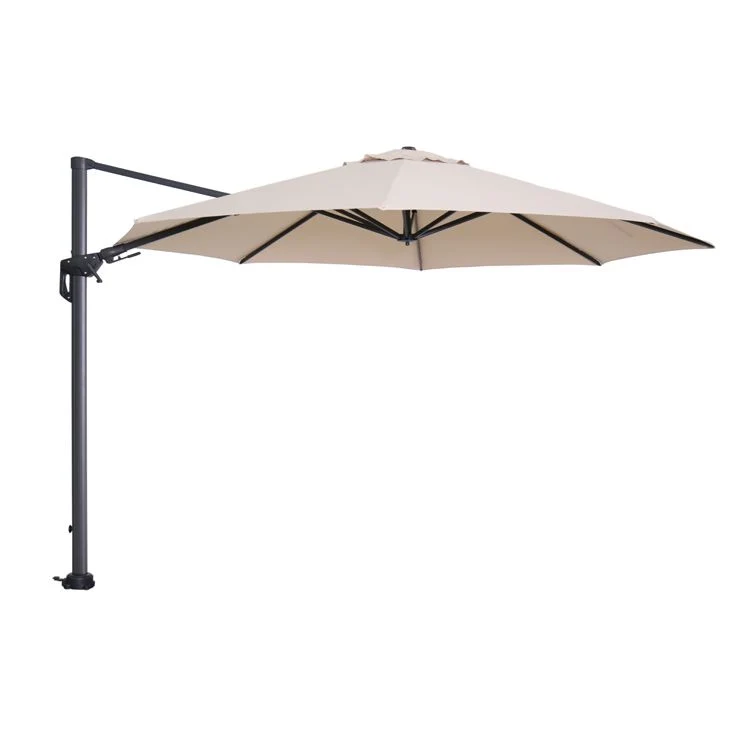 Garden Impressions Hawaii parasol - Ø350 cm - carbon black - ecru