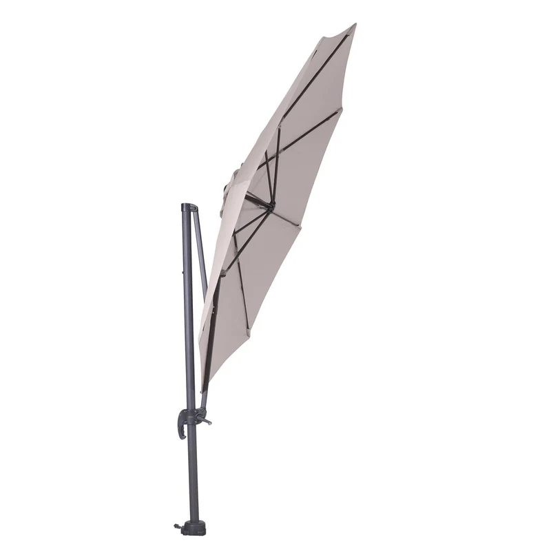 Hawaii parasol S - Ø300 cm - carbon black - zand