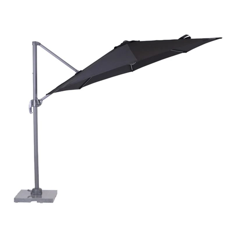 Hawaii parasol S - Ø300 cm - carbon black - zwart