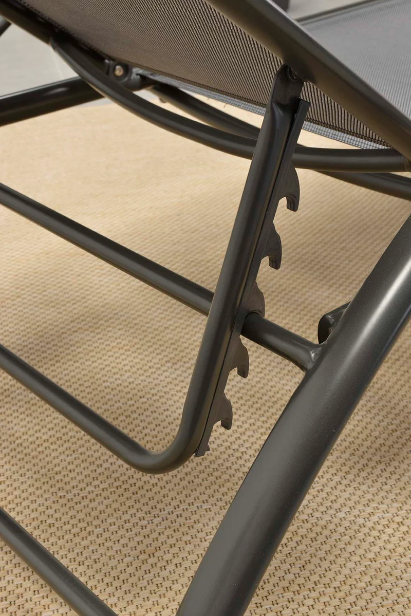 Limone ligbed - carbon black - antraciet