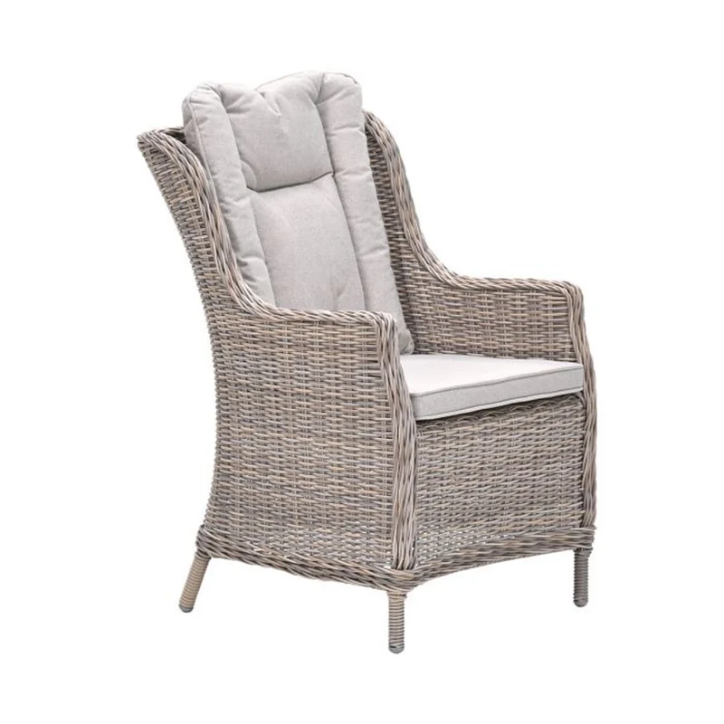 Osborne tuinset 7-delig vintage willow met Latina uitschuifbare tuintafel 180/230x100 cm taupe