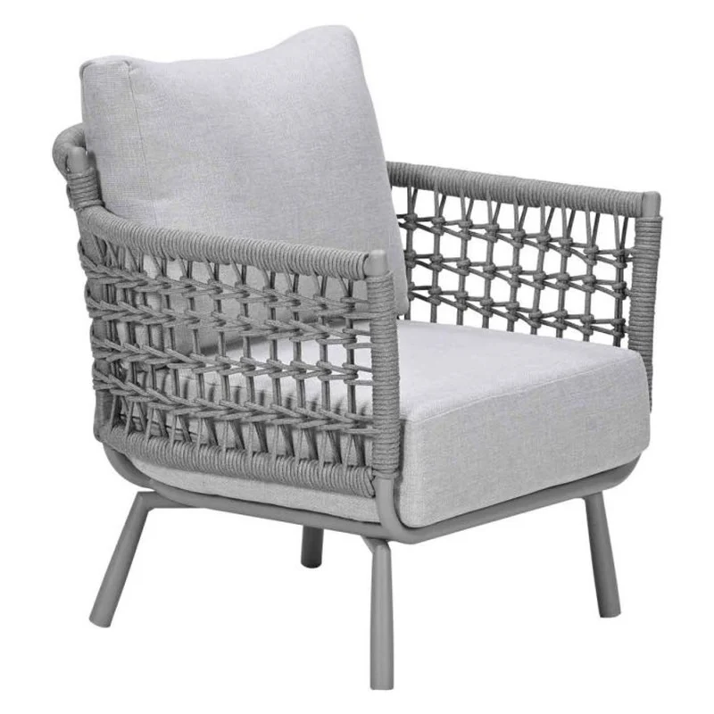 Garden Impressions Aversa lounge fauteuil taupe rope grijs zand valley sand