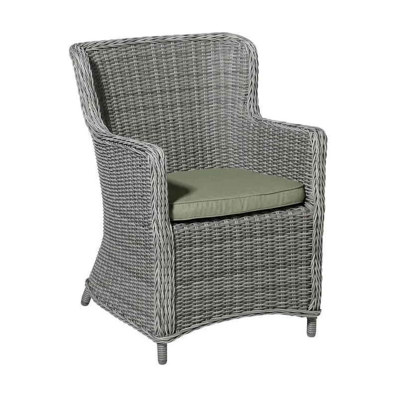 Madison wicker universeel zitkussen Panama sage 48x48 cm
