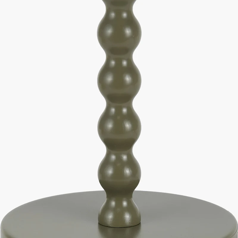 Sophia Olive Metal Bobble Table Lamp