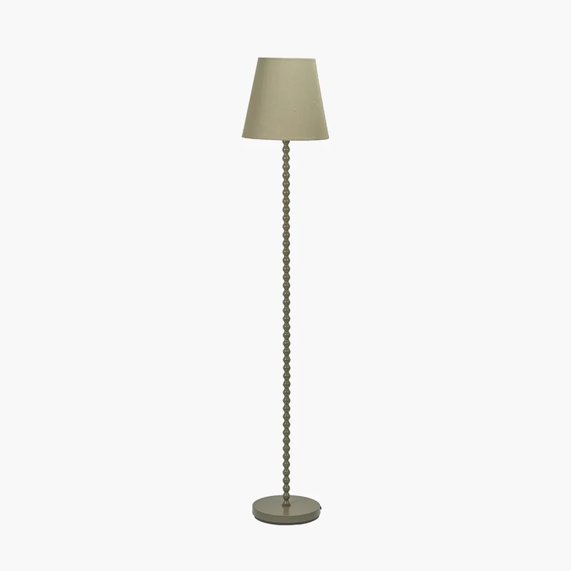 Sophia Olive Metal Bobble Floor Lamp