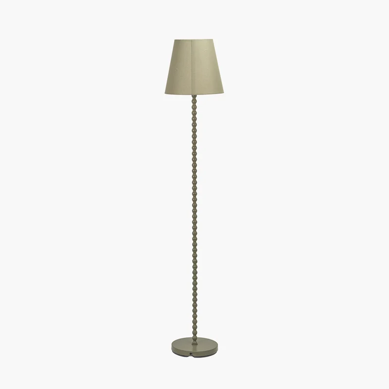 Sophia Olive Metal Bobble Floor Lamp