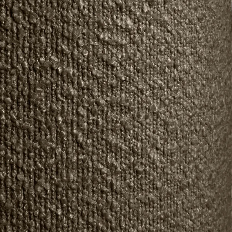 Rouen 45cm Mocha Brown Boucle Cylinder Lampshade