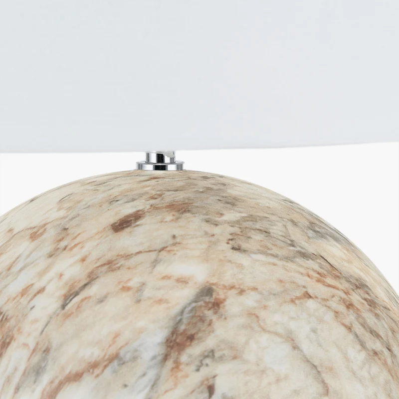 Viejo Natural Large Stone Effect Ceramic Table Lamp