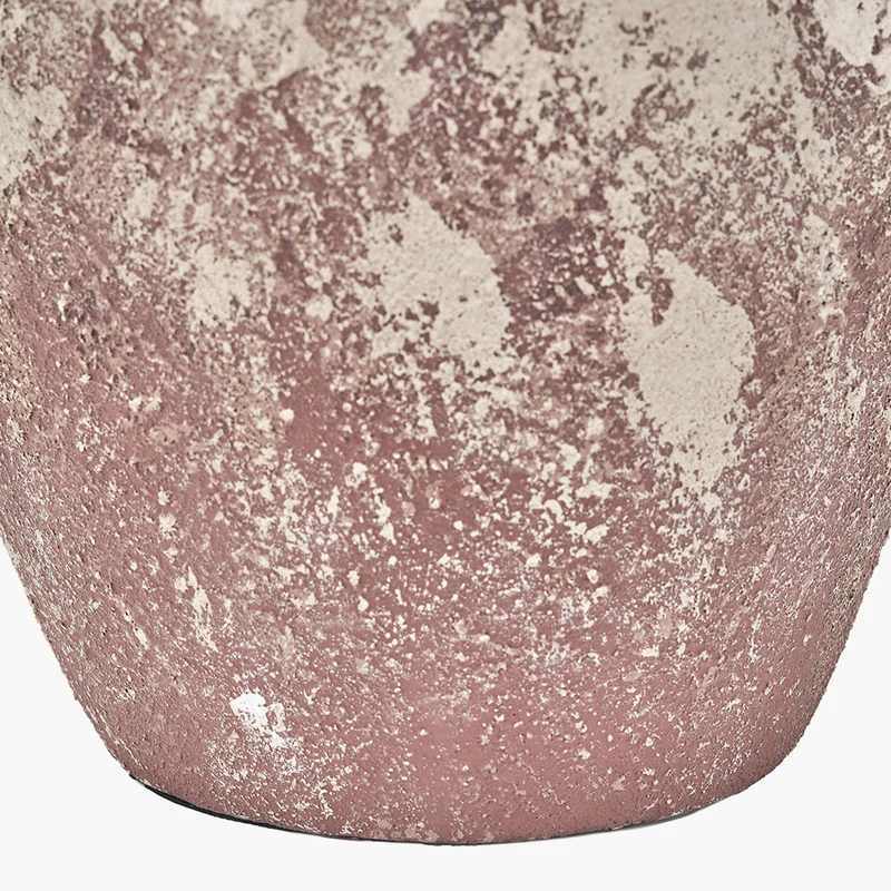 Vanda Clay Stone Textured Ceramic Table Lamp