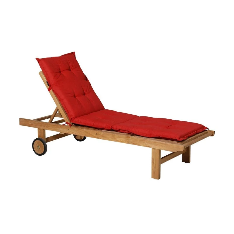 Madison ligbedkussen 200x65cm Basic red