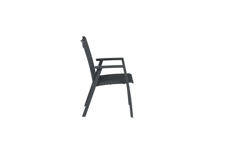Gala dining fauteuil - carbon black - antraciet