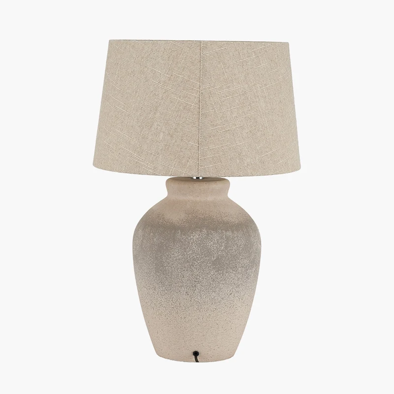 Rhone Ombre Sand Textured Tall Ceramic Table Lamp