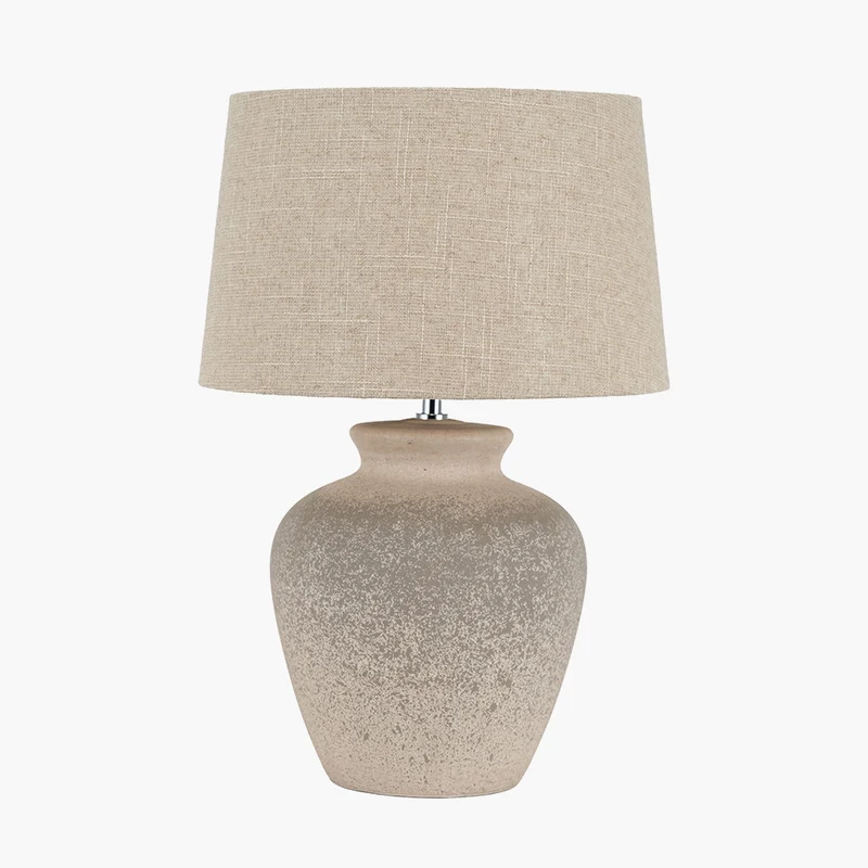 Rhone Ombre Sand Textured Ceramic Table Lamp