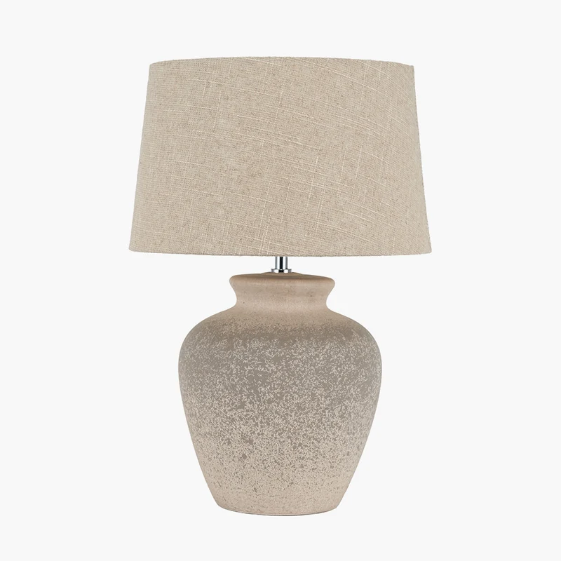 Rhone Ombre Sand Textured Ceramic Table Lamp