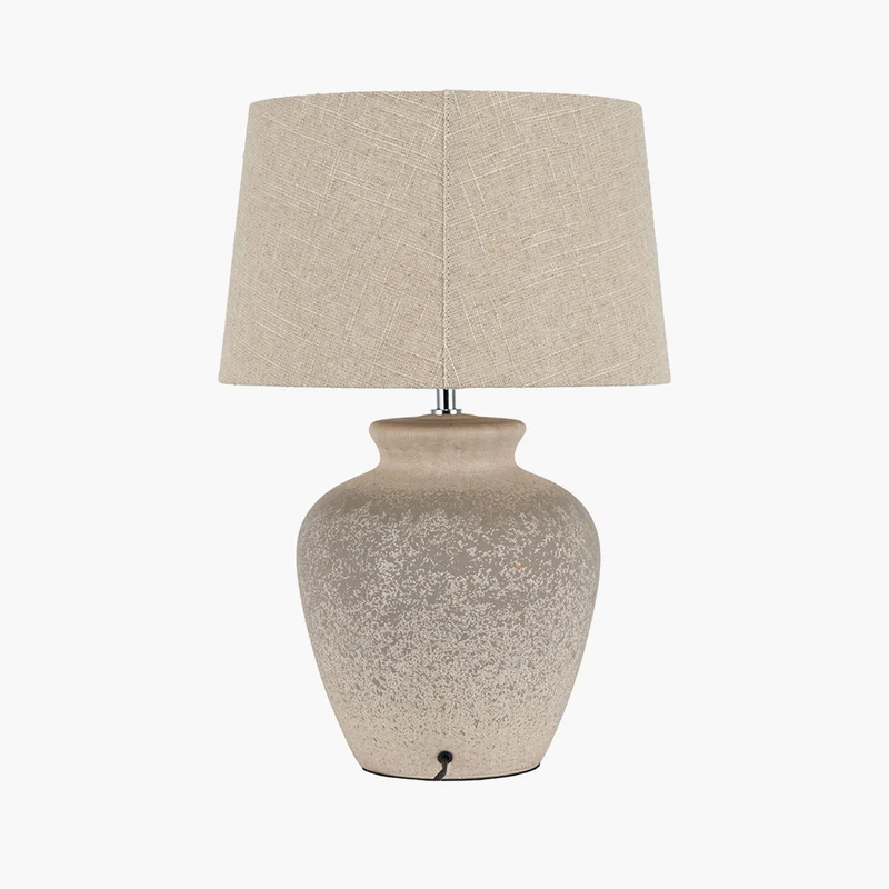 Rhone Ombre Sand Textured Ceramic Table Lamp