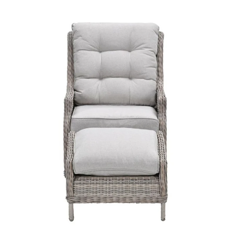 Veracruz verstelbare relaxstoelen incl. voetenbank desert sand