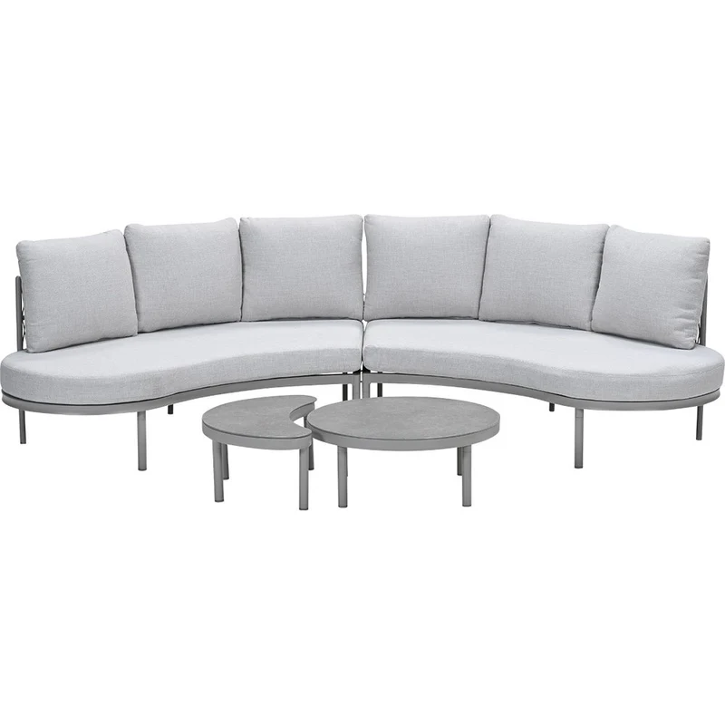 Solita loungeset 4-delig taupe - Garden Impressions
