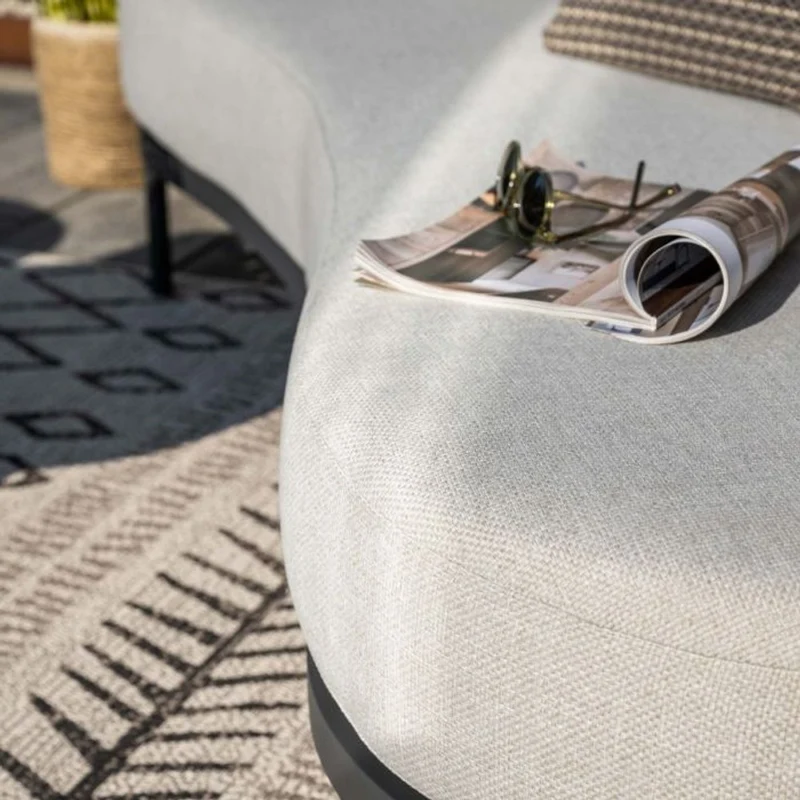 Tirolo loungebank antraciet - Garden Impressions