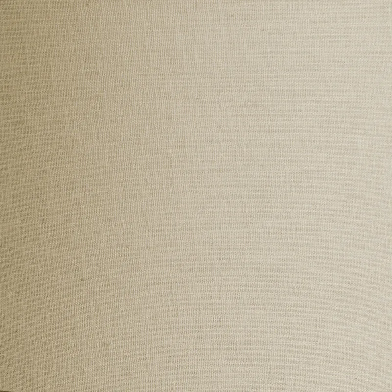 Talalla Cream and Natural Sea Grass Round Table Lamp Base with Lino 40cm Cream Self Lined Linen Cylinder Lampshade