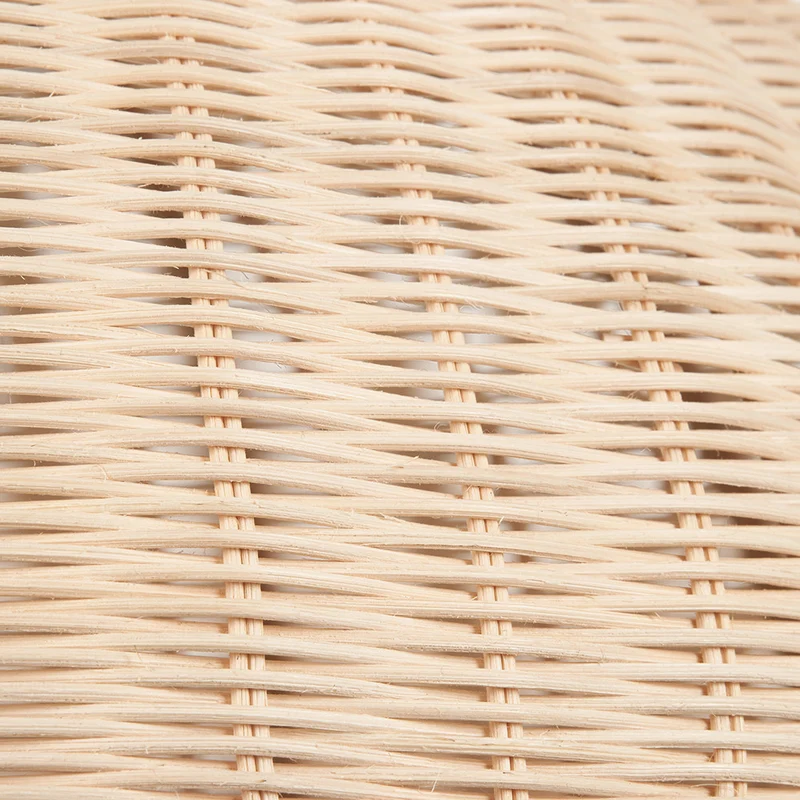 Raya Natural Scalloped Rattan Dome Non Elec Pendant