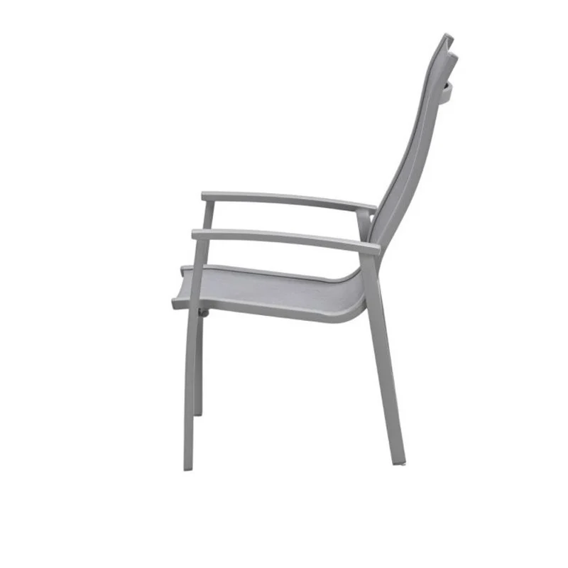 Kyoto tuinset 6-delig Taupe Stapelbaar - Edison ronde tuintafel 148 cm