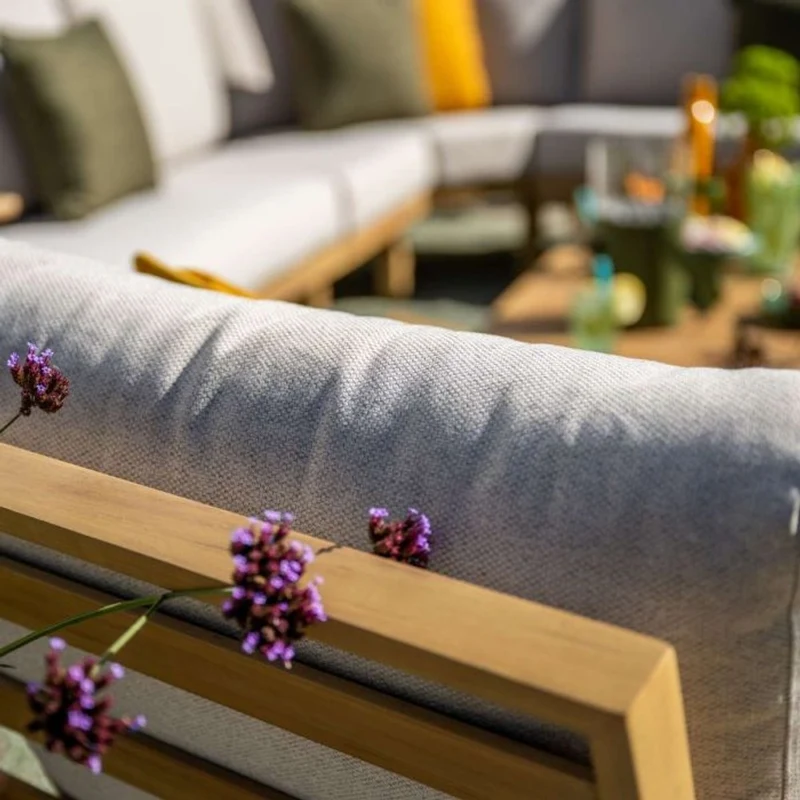 Havana loungeset 5-delig - Natural Teak Look