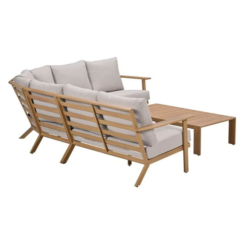 Havana loungeset 5-delig - Natural Teak Look
