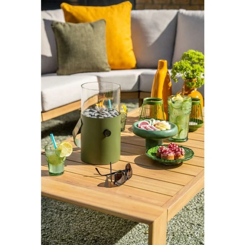 Havana loungeset 6-delig - Natural Teak Look