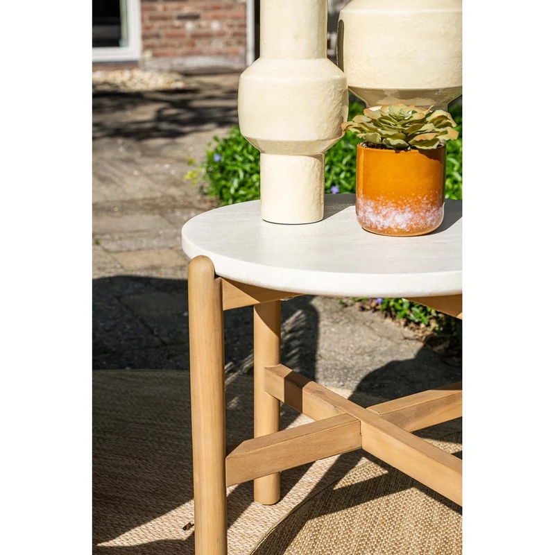 Garden Impressions Talara loungeset 3-delig acacia white wash taupe