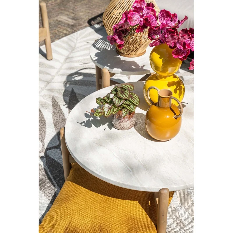 Garden Impressions Talara loungeset 5-delig acacia white wash taupe