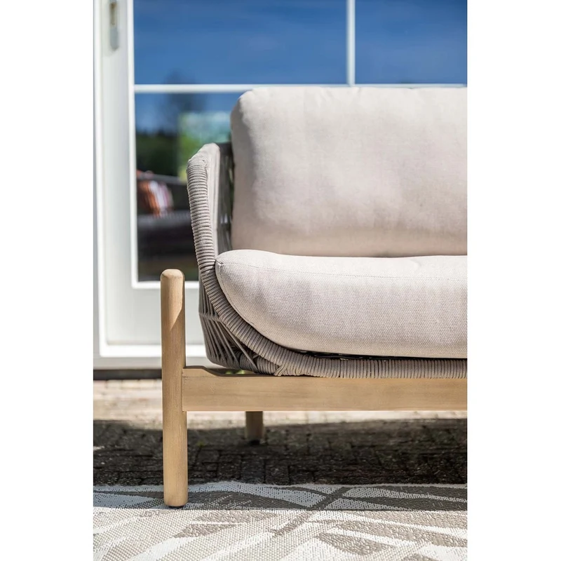 Garden Impressions Talara loungeset 5-delig acacia white wash taupe