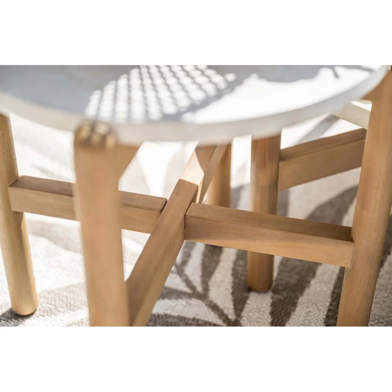 Garden Impressions Talara loungeset 5-delig acacia white wash taupe