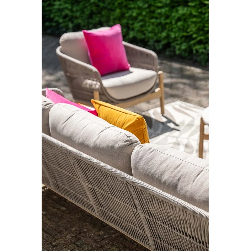 Garden Impressions Talara loungeset 5-delig acacia white wash taupe
