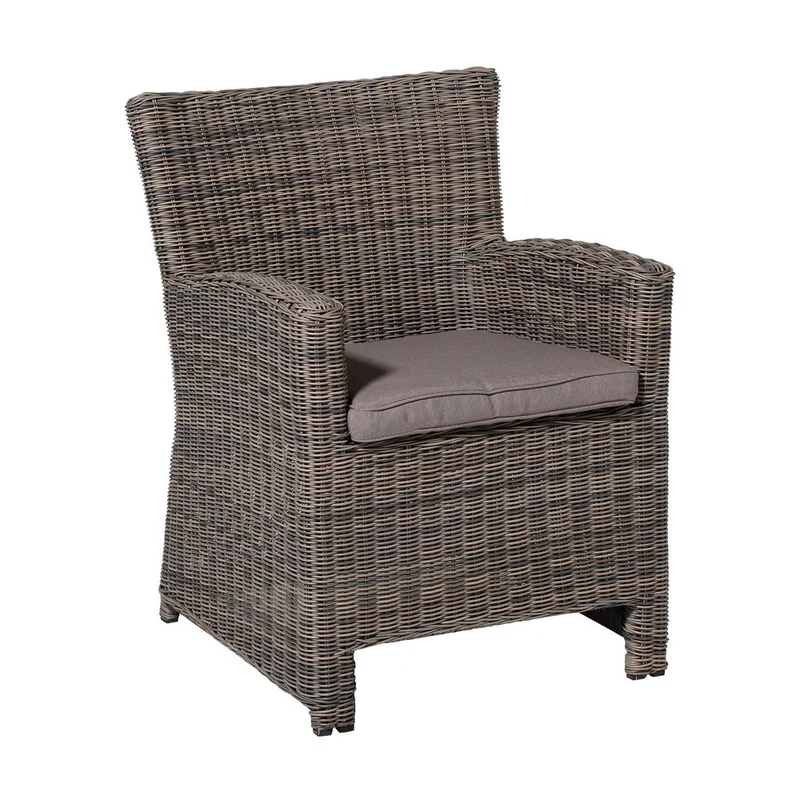 Madison wicker zitkussen square Panama taupe 48x48 cm
