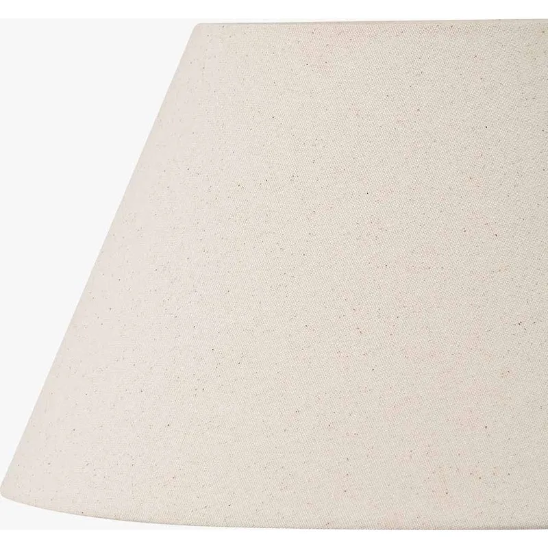 Seychelles 40cm Cream Slubby Cotton Empire Lampshade