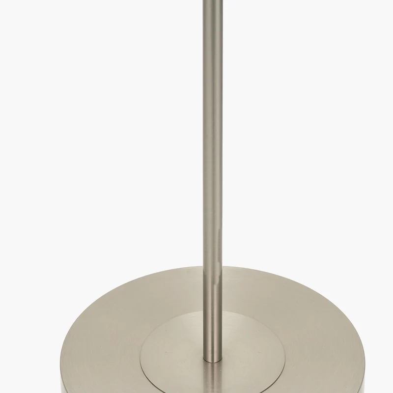 Sesvenna Brushed Silver Metal Stick Floor Lamp Base