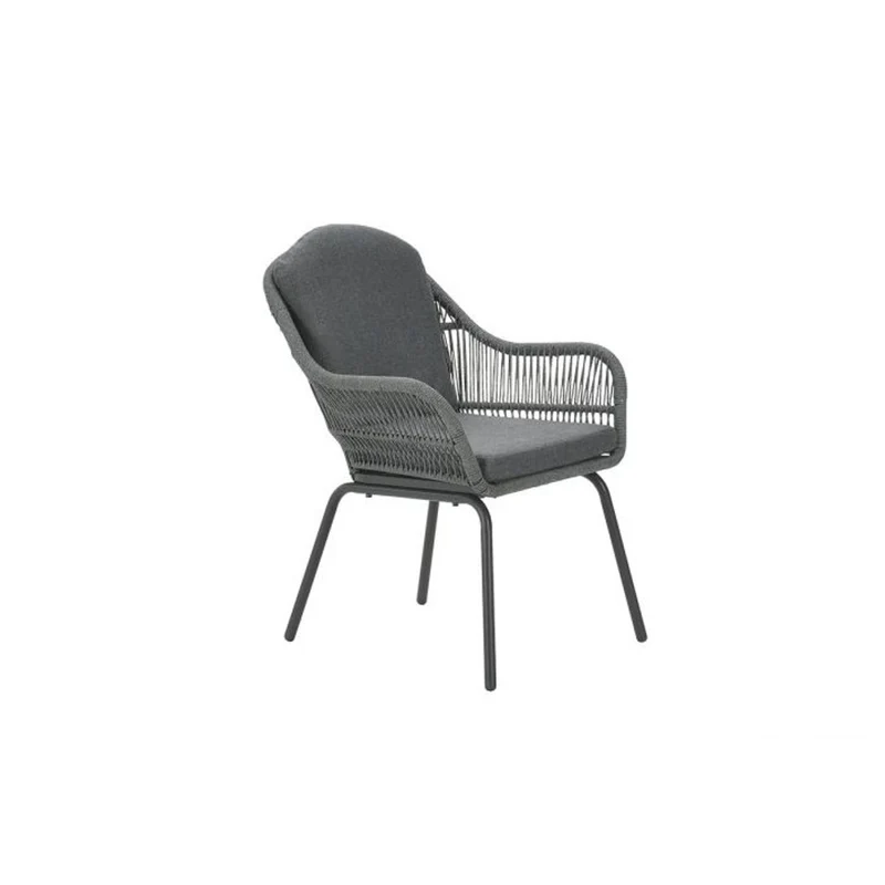Triton tuinset 5-delig Carbon Black - Zeus dining tafel 180x100 cm