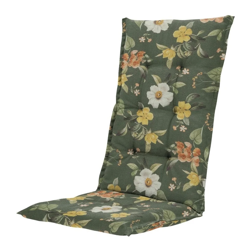 Madison stoelkussen hoge rug Outdoor+ Julliete green 123x50 cm