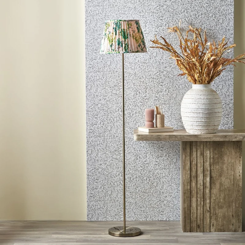 Sesvenna Antique Brass Metal Stick Floor Lamp Base