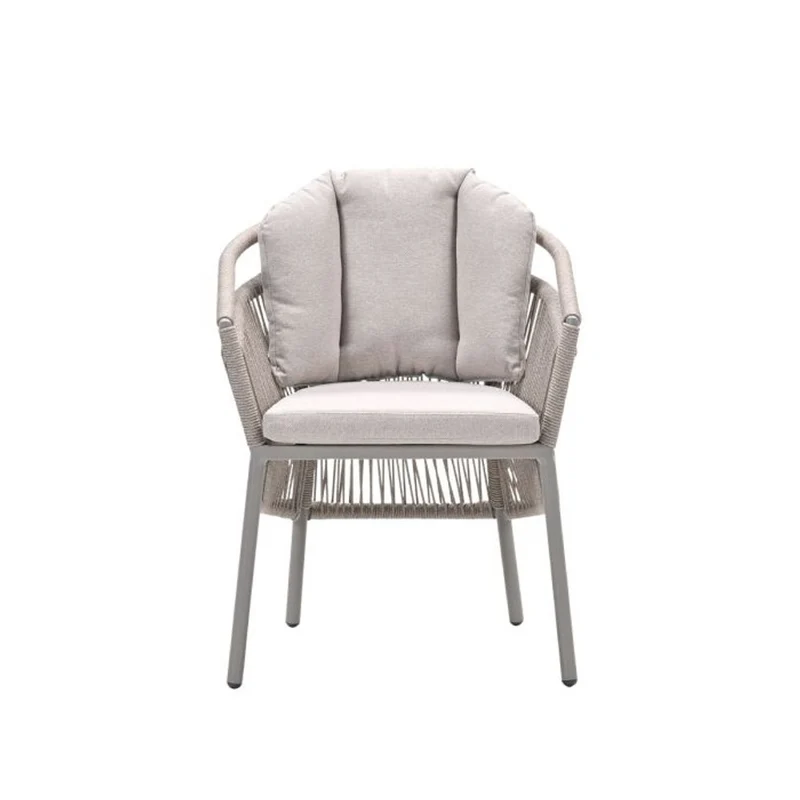 Porto dining tuinstoel met rope taupe
