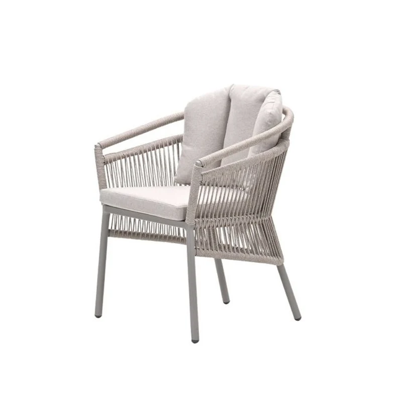 Porto dining tuinstoel met rope taupe
