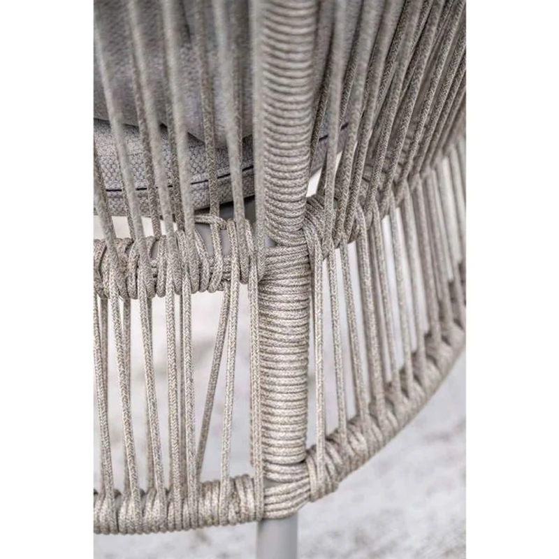 Porto dining tuinstoel met rope taupe