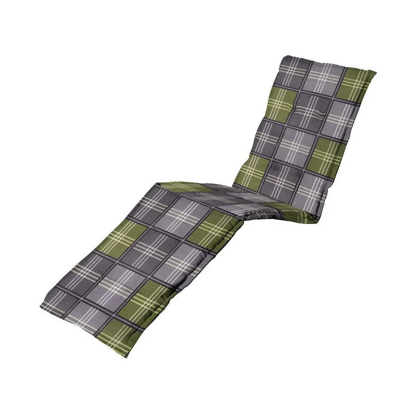 Madison ligbedkussen 200x65cm Patchy olive