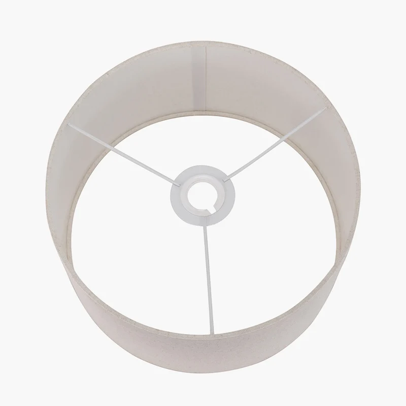 Quinn 35cm Slubby Hopsack Cylinder Lampshade